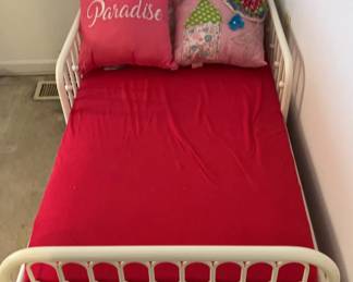 Toddler Bed with Mattress and Bedding