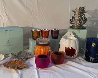 Hallowen Autumn Partylite Candles Decor