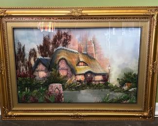 Linticular 3D Cottage Core Framed Art 