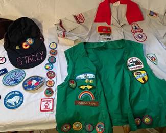 Vintage Girl Scouts Uniforms Badges