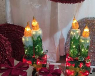 Outdoor Tinsel Decorations