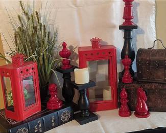 Red And Black Home Decor