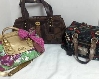 Coach Purses Authenticated 