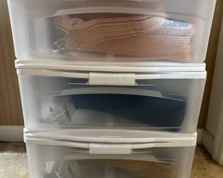 Storage Drawers And Felt Hangers