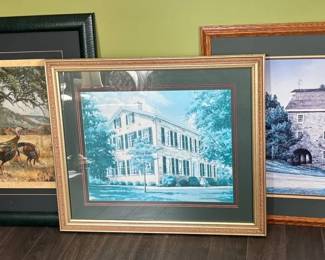Framed Amd Matted Prints, My Old Kentucky Home 190 1000 By Herman Fox