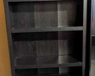 Black Bookcases Set Of Two