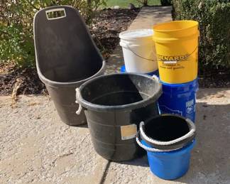 Buckets Rope Tubs  Utility  Hand Cart