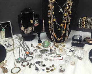 Gold And Silver Costume Jewelry 