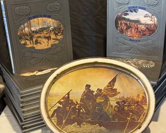 Vintage Time Life Books The Civil War, Oval Tin