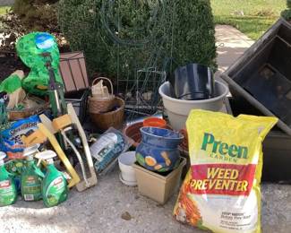 Garden Pots, Tools More