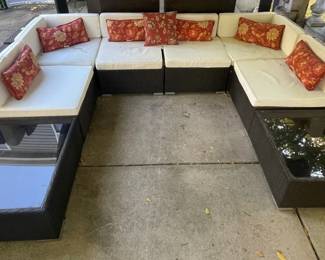 Eight Piece Outsunny Patio Sectional