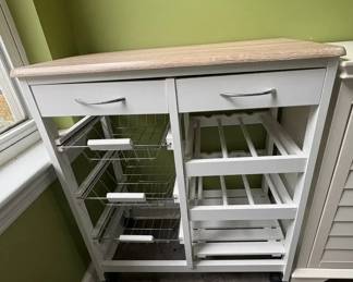 Kitchen Cart On Wheels 