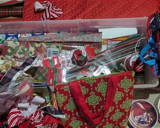 Mystery Christmas Wrapping Lot