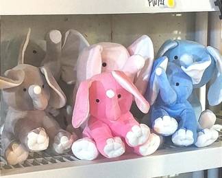 Large Amount Of Plush Elephants