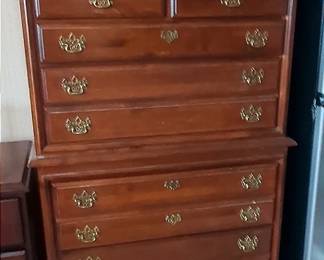Tall Wooden Dresser