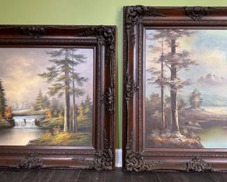 Framed Oil PaintingsOne By Frank Jayson 