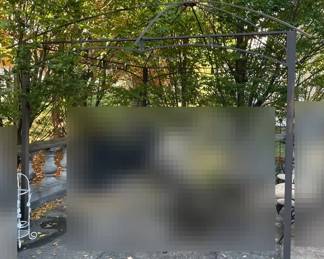 Brown Metal Patio Gazebo w NewinBox Screen