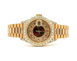 Lot 8181 Rolex Presidential Watch with Diamonds