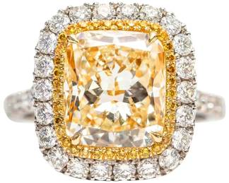 Lot 8051 Fancy Yellow Diamond 5.04ctGIA Certified