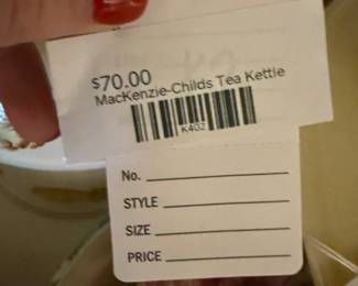 Mackenzie-Childs Tea Kettle