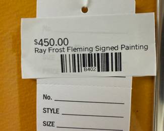 Ray Frost Fleming Signed Painting 