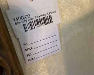 Still Life with Peaches & Pears