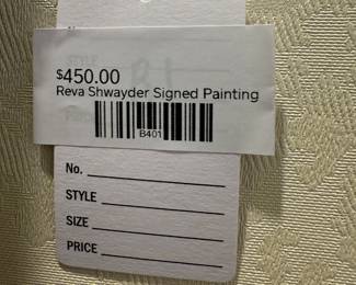 Reva Shwayder Signed Painting 
