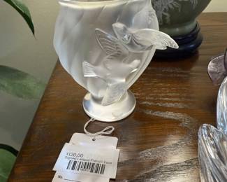 Signed Lalique French Vase