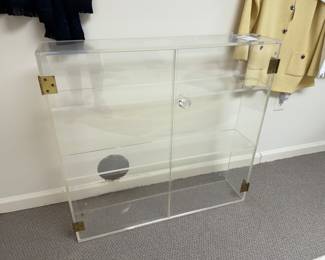 Vtg Acrylic Cabinet