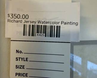 Richard Jerzy Watercolor Painting