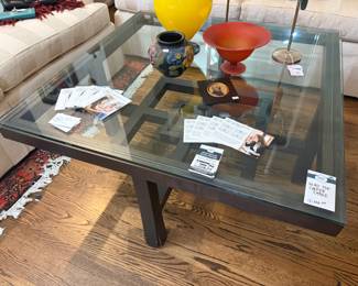 Glass Top Coffee Table