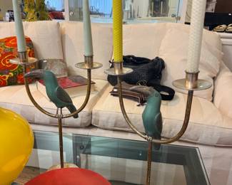 Emilia Castillo Parrot Candelabrum