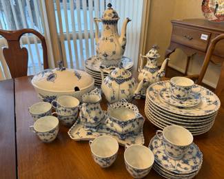 Royal Copenhagen Denmark 45 Piece Set