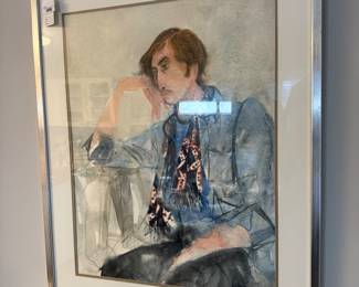 Richard Jerzy Watercolor Painting