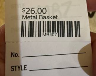 Metal Basket