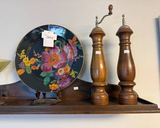 MacKenzie-Childs Floral Charger