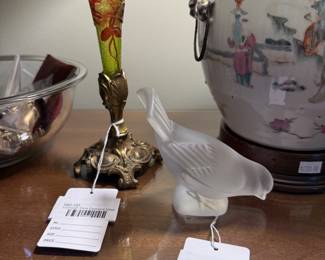 Lalique Crystal Sparrow