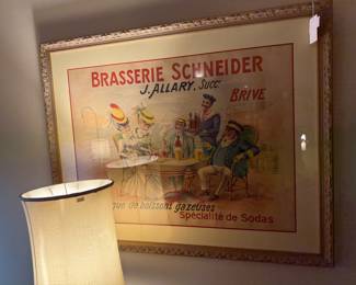 Brasserie Schneider Antique Ad