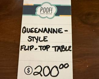 QueenAnne-Style Flip-Top Table
