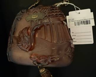 Vtg Maya Evangelista Resin Crossbody Bag