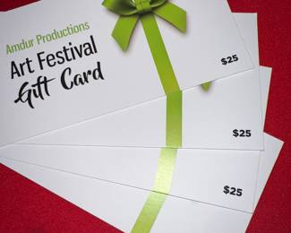 Amdur Productions Art Festival Gift Cards