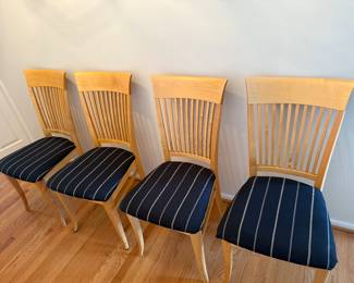 Vintage A. Sibau Italian Dining Room Chairs  Set of Four
