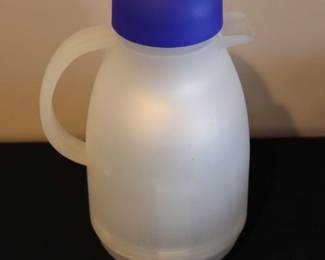 Vintage IKEA frosted glass carafe