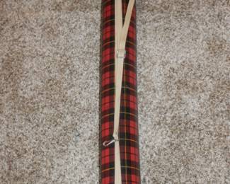 Vintage MCM picnic boat plaid red six pack of soda beer