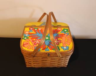Vintage woven basket 