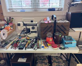 Sewing machine/ tools