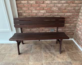 Pine bench