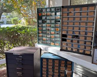 Watch parts: crystals, batteries, etc...