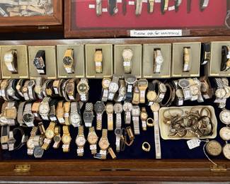 Men's and Women's Vintage Seiko, Citizen, Waltham, Pulsar and Timex, automatic and quartz watches