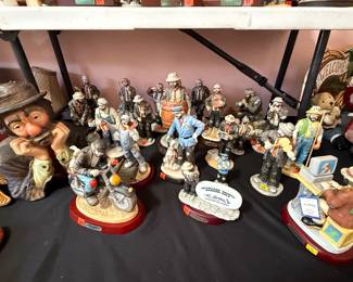 Emmett Kelly figurines